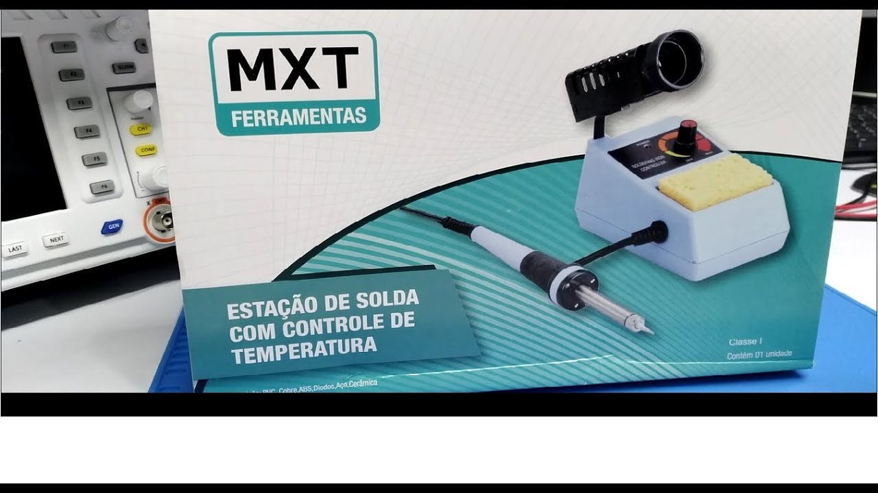 Review da estação de solda MX ES 98 de 40W