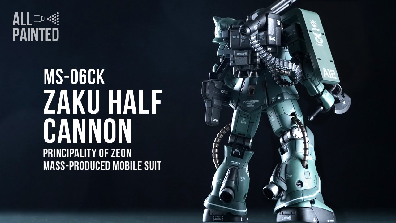 #031【ガンプラ全塗装】HG ZAKU HALF CANNON（HGザク ハーフキャノン）