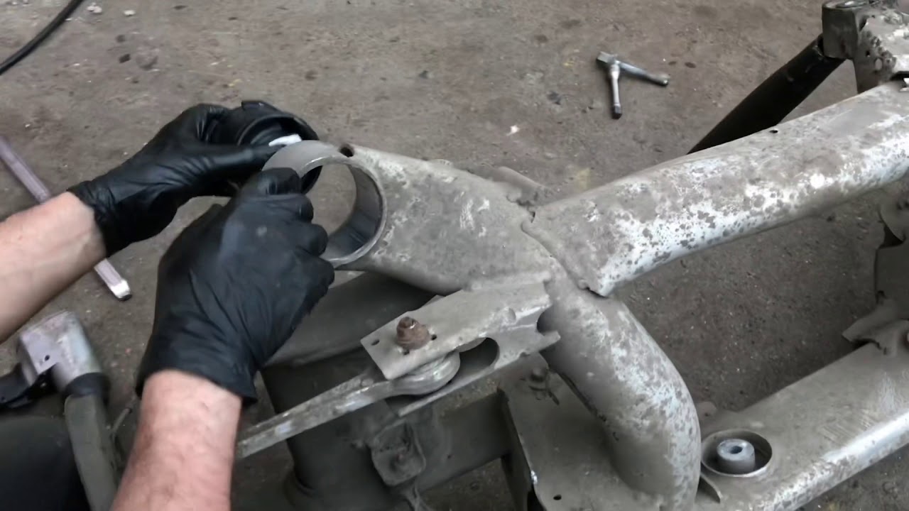 Как выпресовать или заменить сайлентблоки из балки или подрамника BMW E39 E38 E53