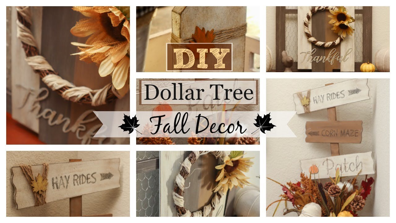 Dollar Tree Fall DIY | Farmhouse Decor