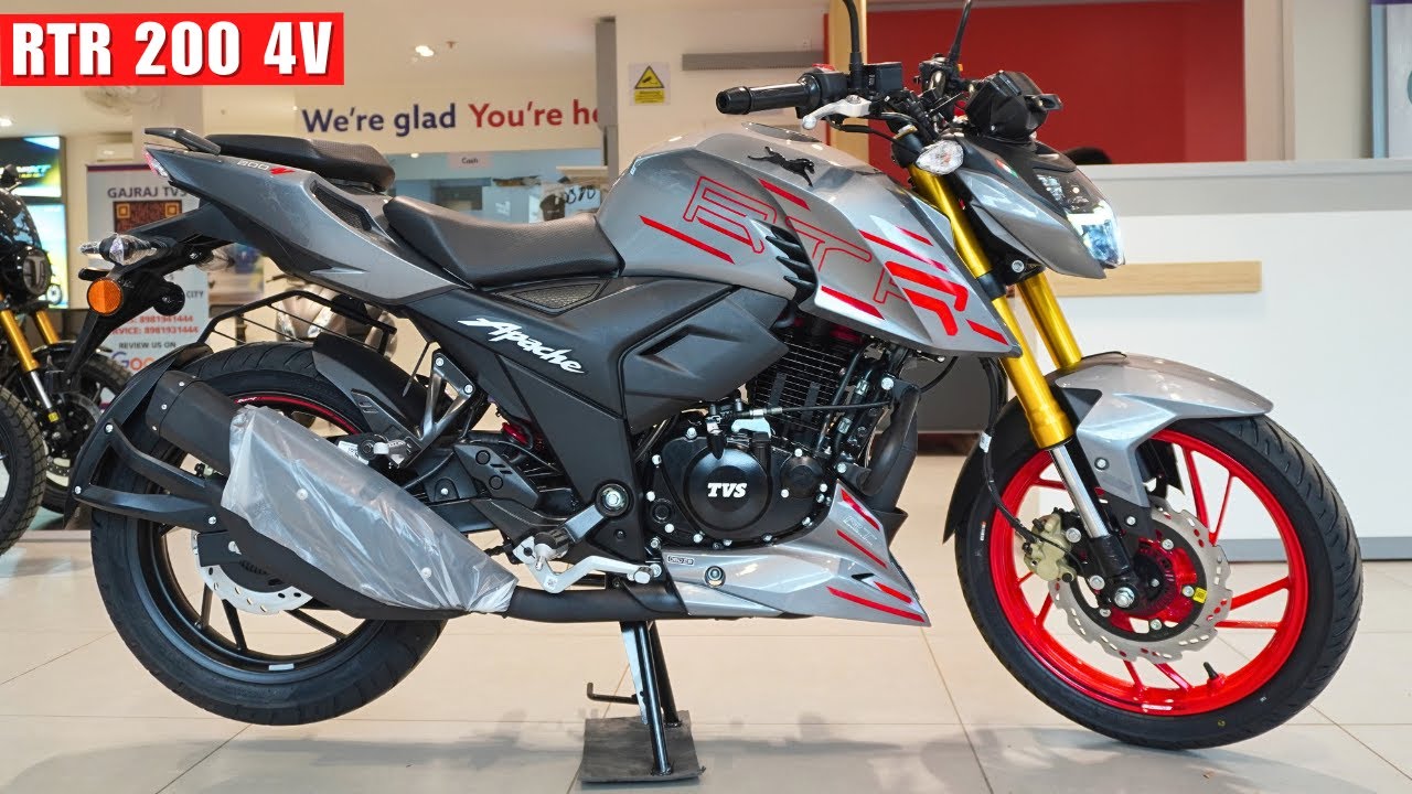 2025 TVS Apache RTR 200 4V USD Fork Review - Price & All Colors | Features | Mileage
