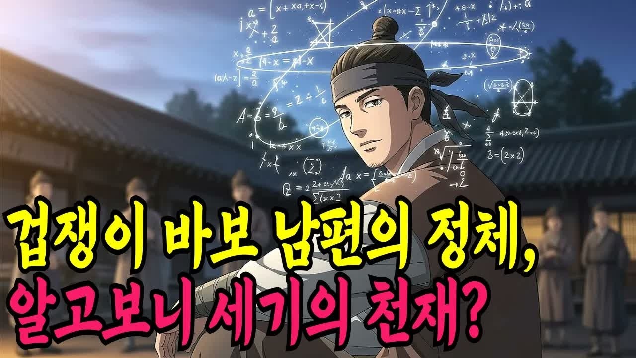 겁쟁이 바보 남편의 정체, 알고보니 세기의 천재？ㅣ야담,민담,전설,신화,야사,옛날이야기,조선시대이야기,재미있는이야기