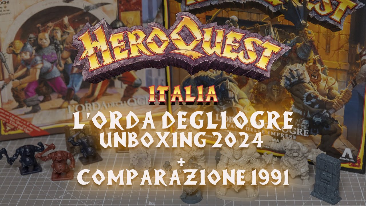 L'Orda degli Ogre - Unboxing 2024 e Comparazione con Ogre 1991