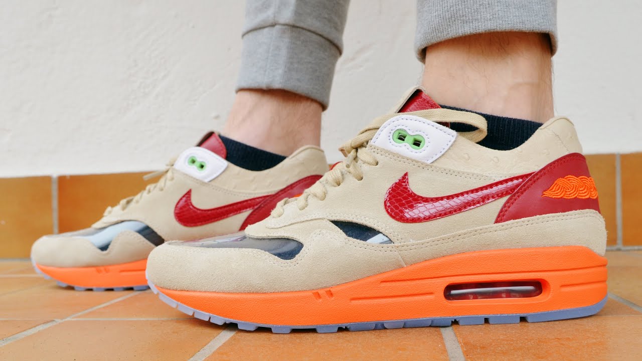 Nike CLOT Air Max 1 Kiss of Death on Feet Review