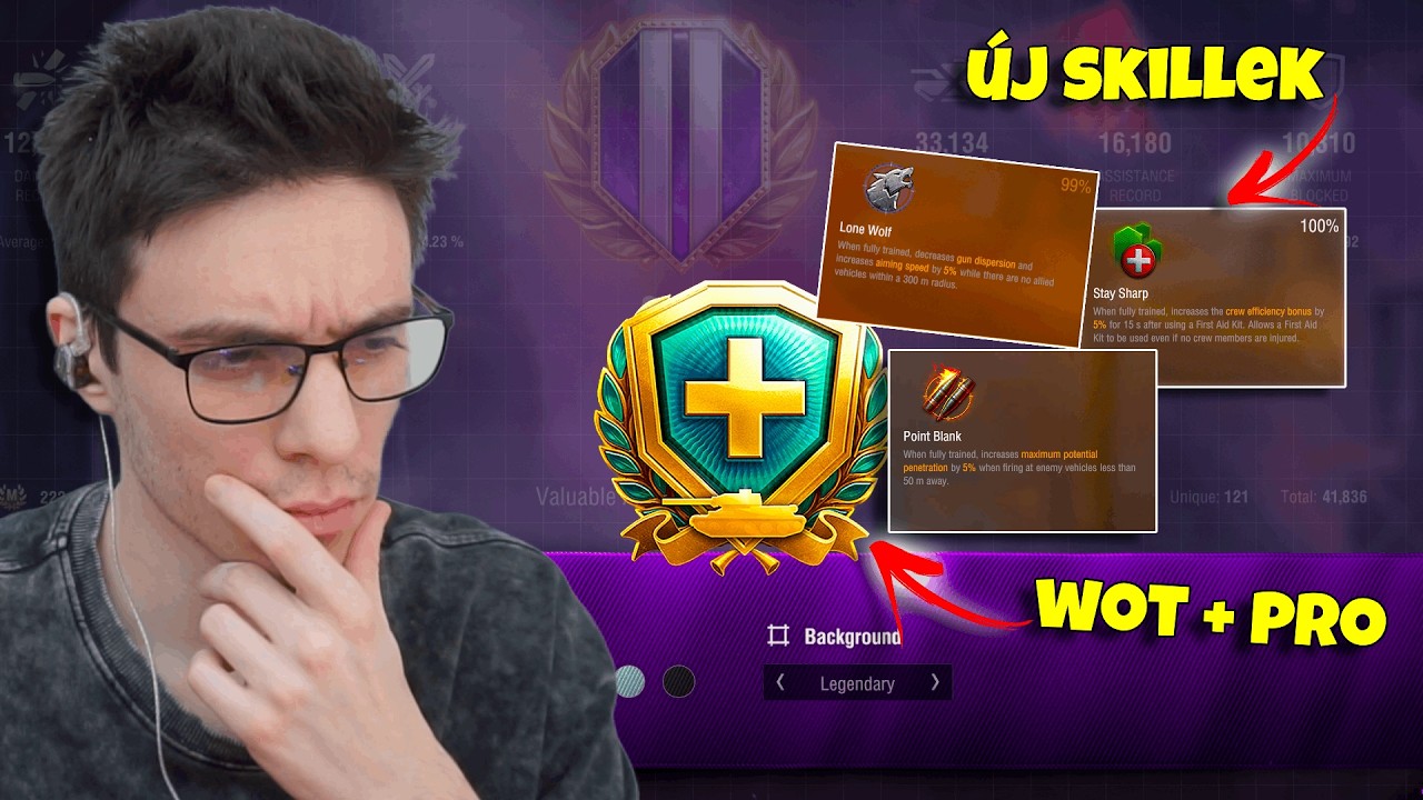 Új frissítés, Új skillek és páncél és páncél vizsgáló + Wot Plus Pro! (2.2 teszt szerver)