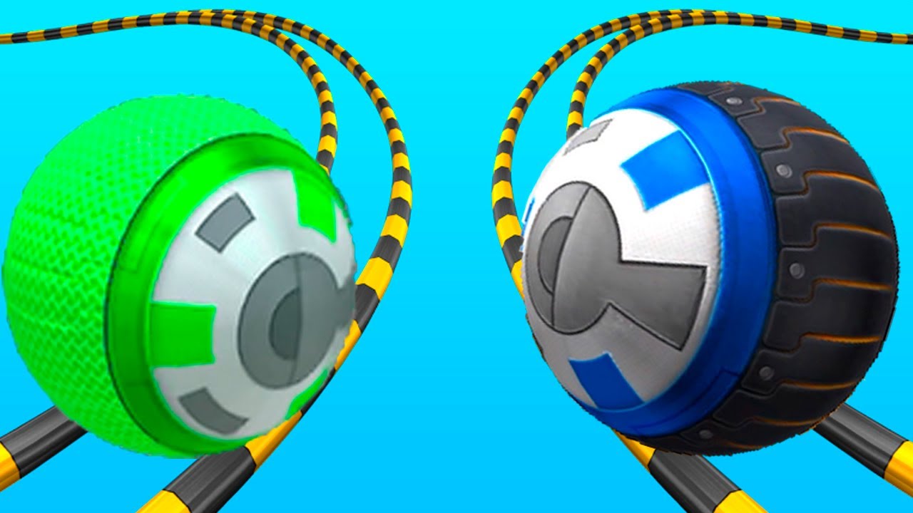 Going Balls vs Sky Rolling Balls - Which RACING BALL Will Fall Less Times? Race-262