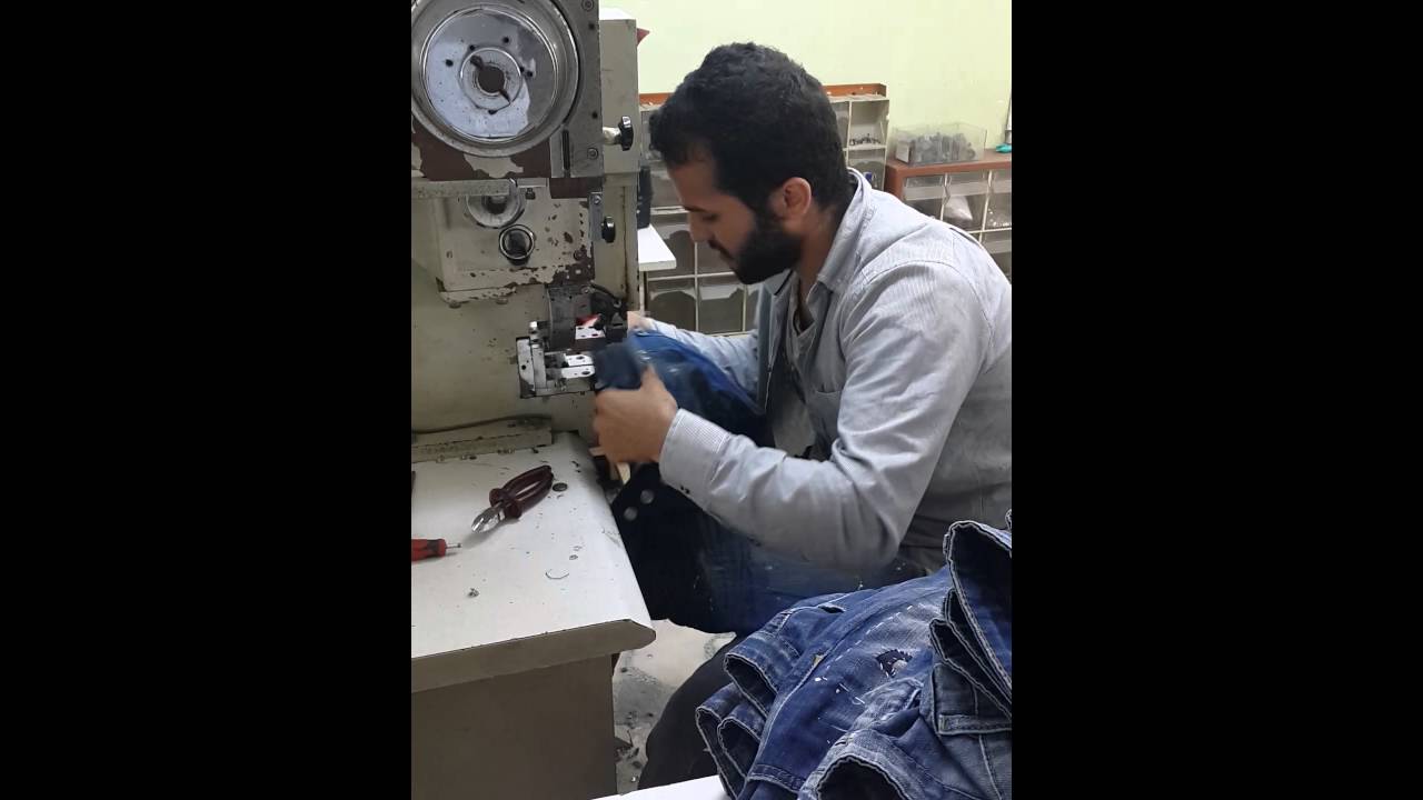 Rivet Çakımı - Kot pantolona rivet çakma