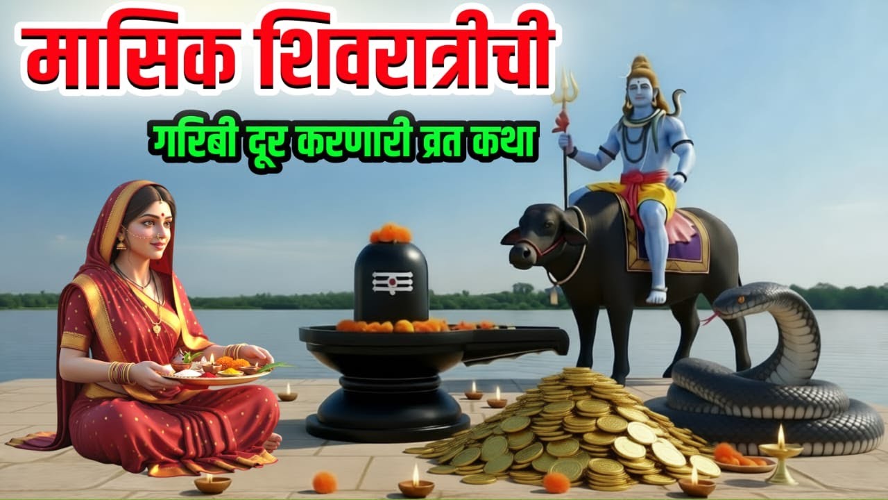 मासिक शिवरात्रीची गरिबी दूर करणारी चमत्कारी कथा! जो ऐकेल त्याचे भाग्य बदलते 🙏 #Shivratri