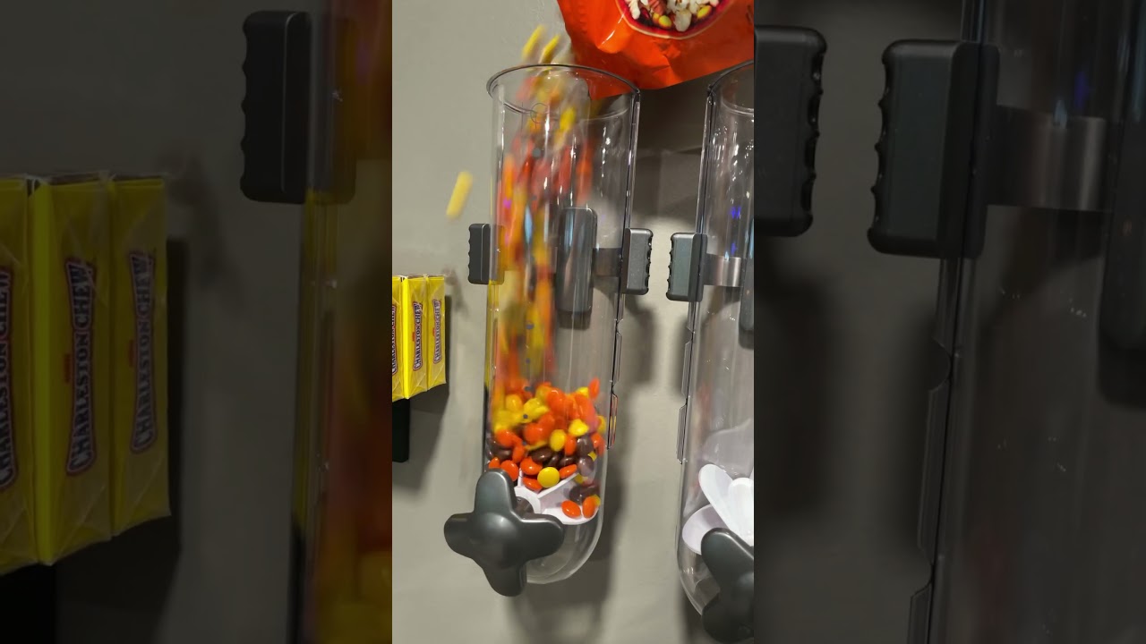 Theater Room concession wall #led #tech #candy #Theater #concessions #Diy