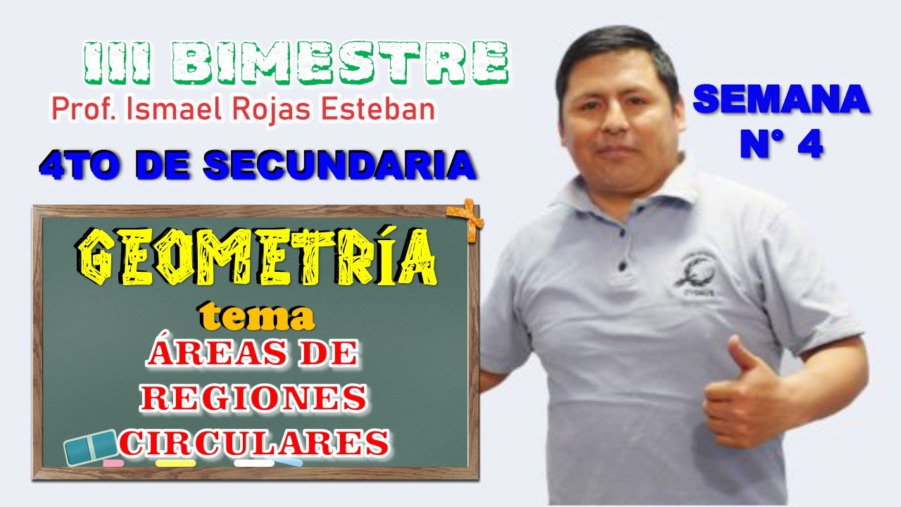 ÁREAS DE REGIONES CIRCULARES 4TO SECUNDARIA