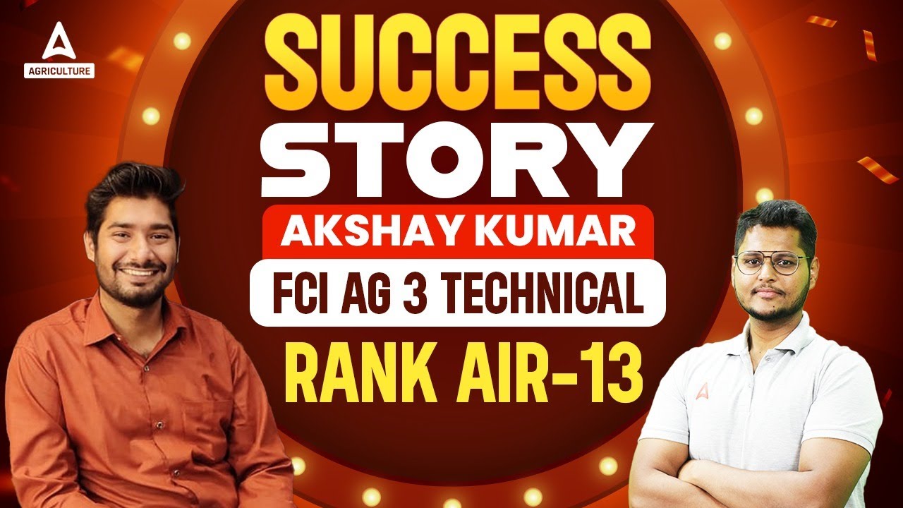 FCI AG 3 Result 2023 | FCI Selected Candidate AKSHAY KUMAR | FCI AG 3 Success Story