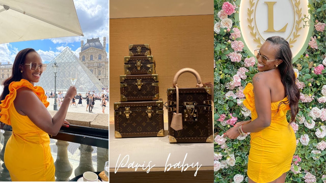 VLOG 2 | NELLY IN PARIS | Cafe Marly | LV shopping