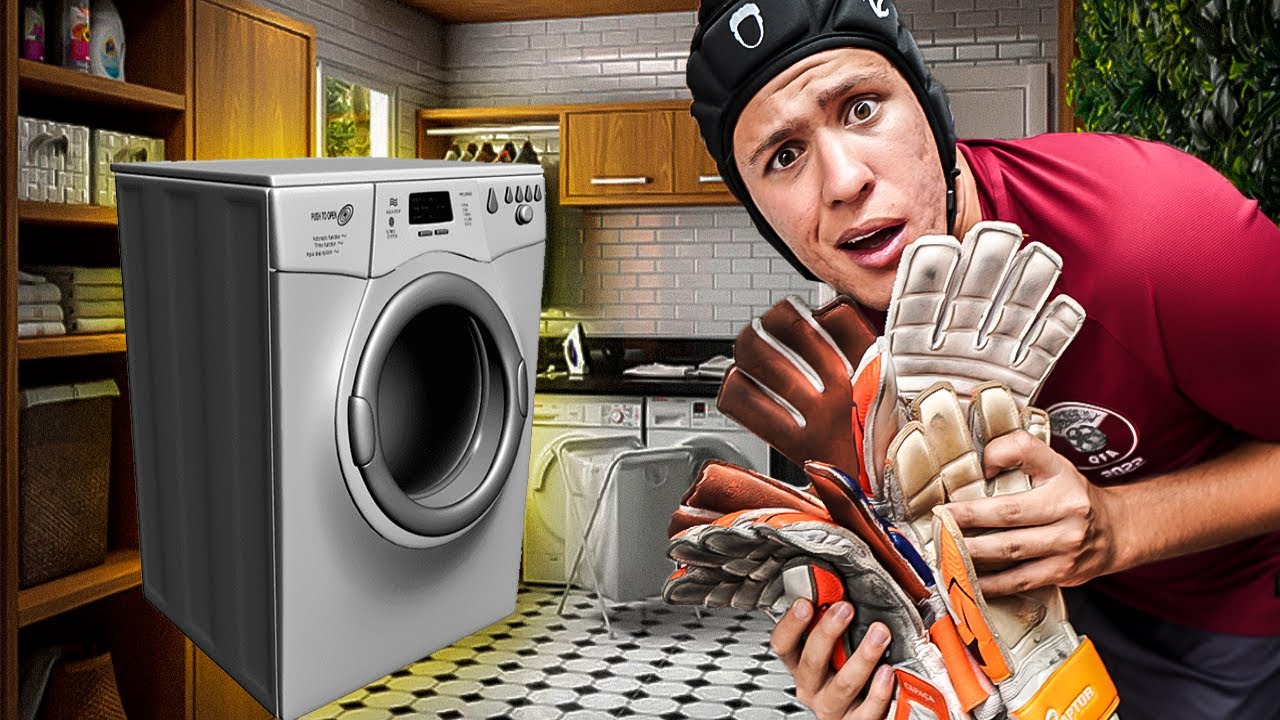 COMO É A MINHA ROTINA DE LAVAR AS LUVAS DE GOLEIRO!