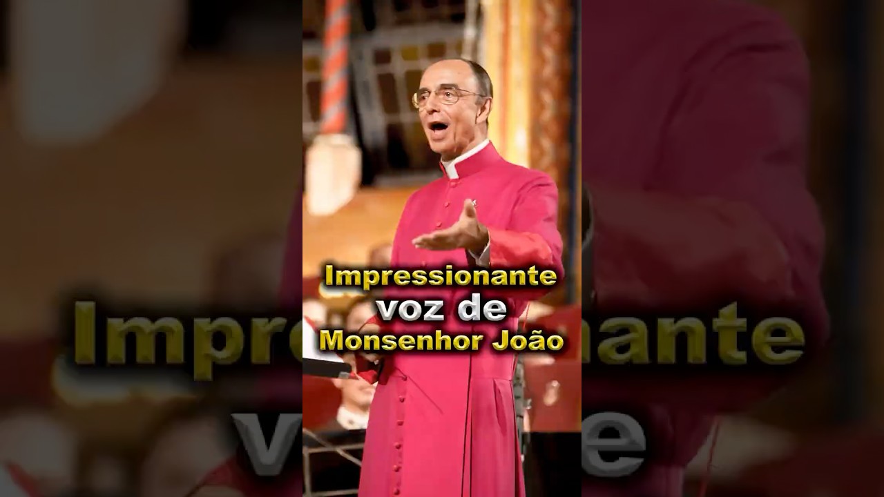 Impressionante voz de Monsenhor Jo&atilde;o Cl&aacute; Dias deixa Arautos do Evangelho maravilhados #joaocladias