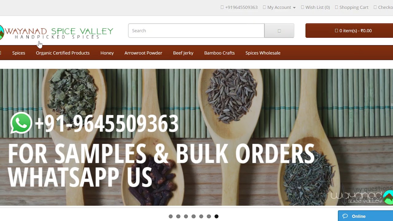 How to buy Kerala Spices Online all over India