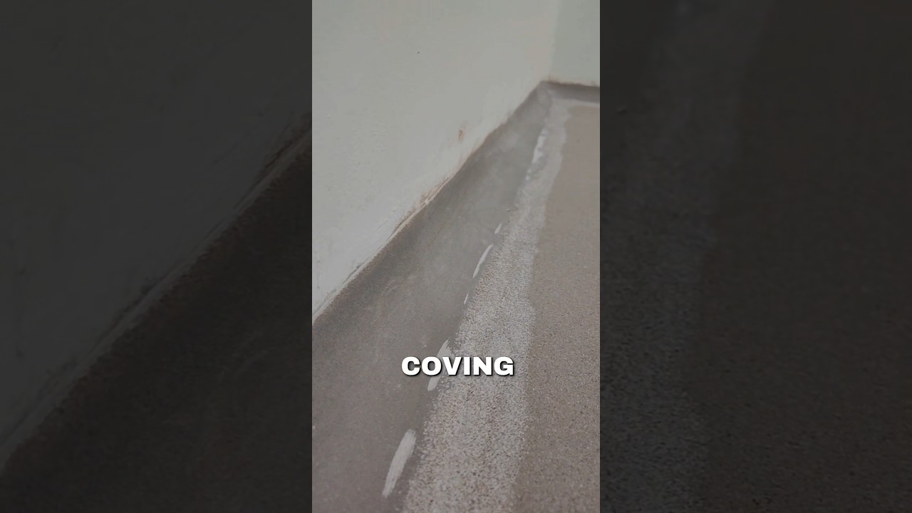 Coving epoxy pada Lantai makmal Dan Lantai epoxy mortar #epoxyfloor