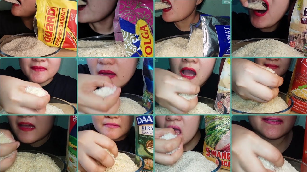 COMPILATION|| EATING FOCUS ON FEED RICE USING GLASS BOWL|| REQUEST VIDEO @Joylorna8 
