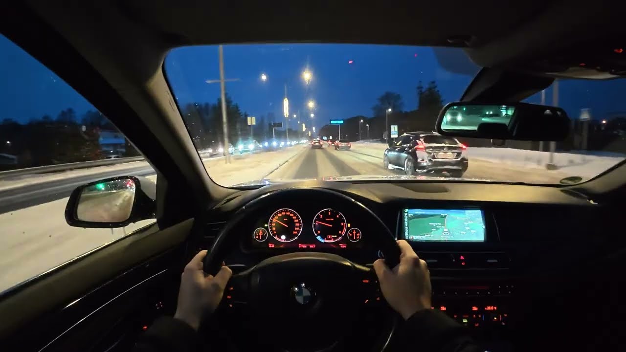 BMW F10 LCI 520D 135kW 2014 POV Drive