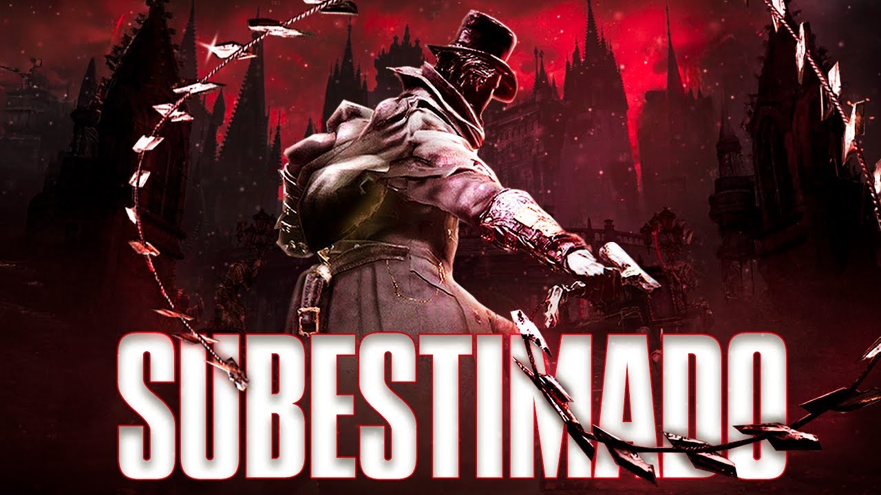 A ARMA MAIS SUBESTIMADA DE BLOODBORNE? Zerando com BASTÃO ENROSCADO