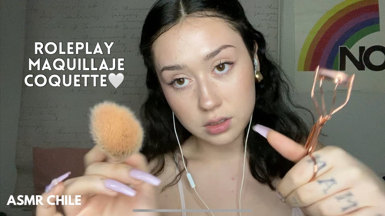 TE MAQUILLO MUY SUAVECITO PARA QUE TE RELAJES ASMR CHILE