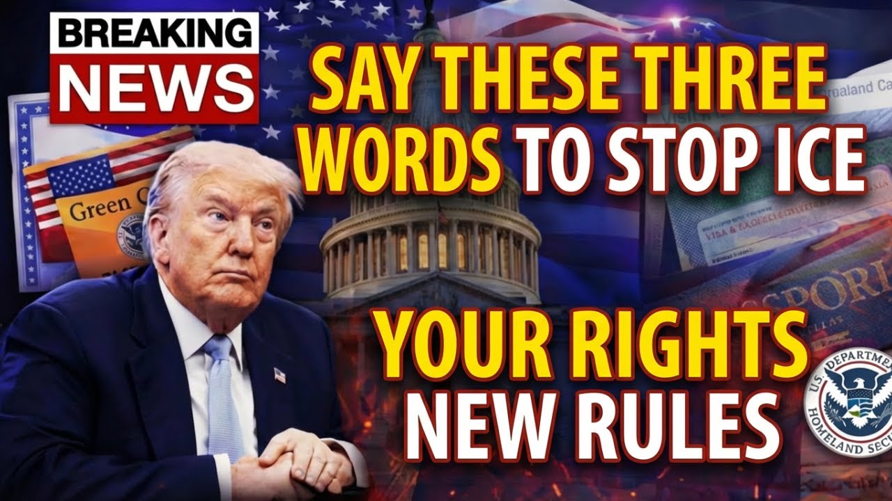 Stopped by ICE? Say These 3 Words to Avoid Arrest! (New Rights)