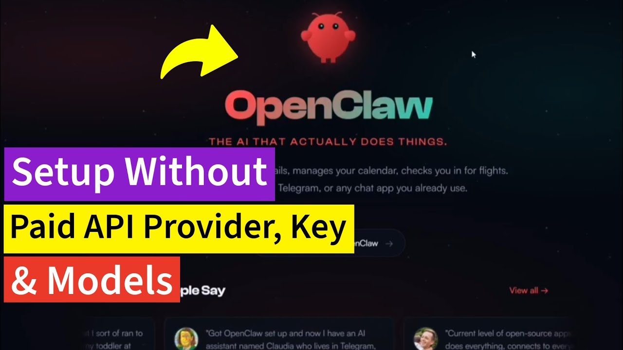 OpenClaw | Как настроить без платного ключа API, поставщики API и модели | ClawdBot, MoltBot