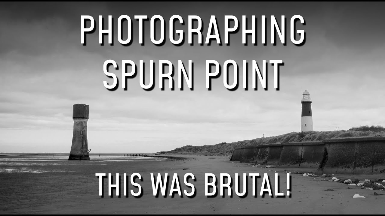 Black And White Photography Along Spurn Point - This Was Brutal!