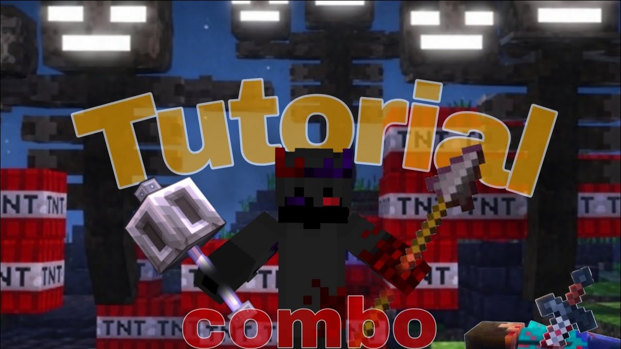 Mace + spear combo (tutorial) Minecraft bedrock/pe [Zetsubo409]