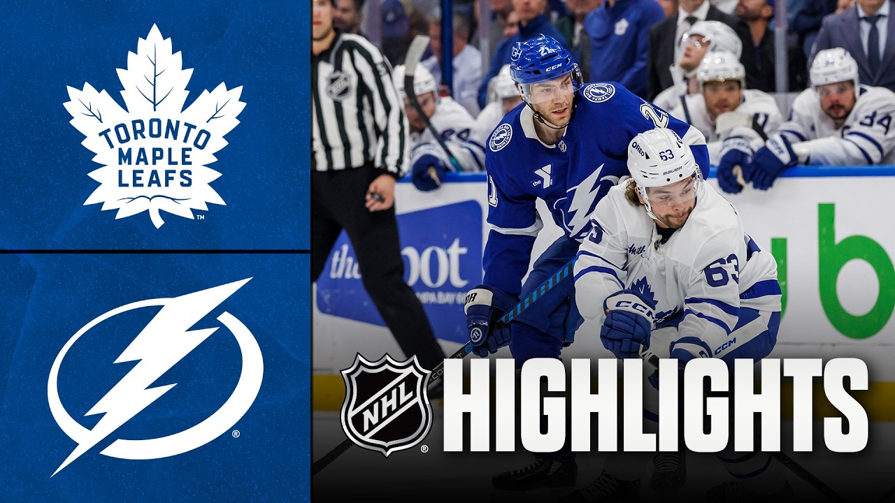 Maple Leafs vs. Lightning | NHL Highlights | February 25, 2026