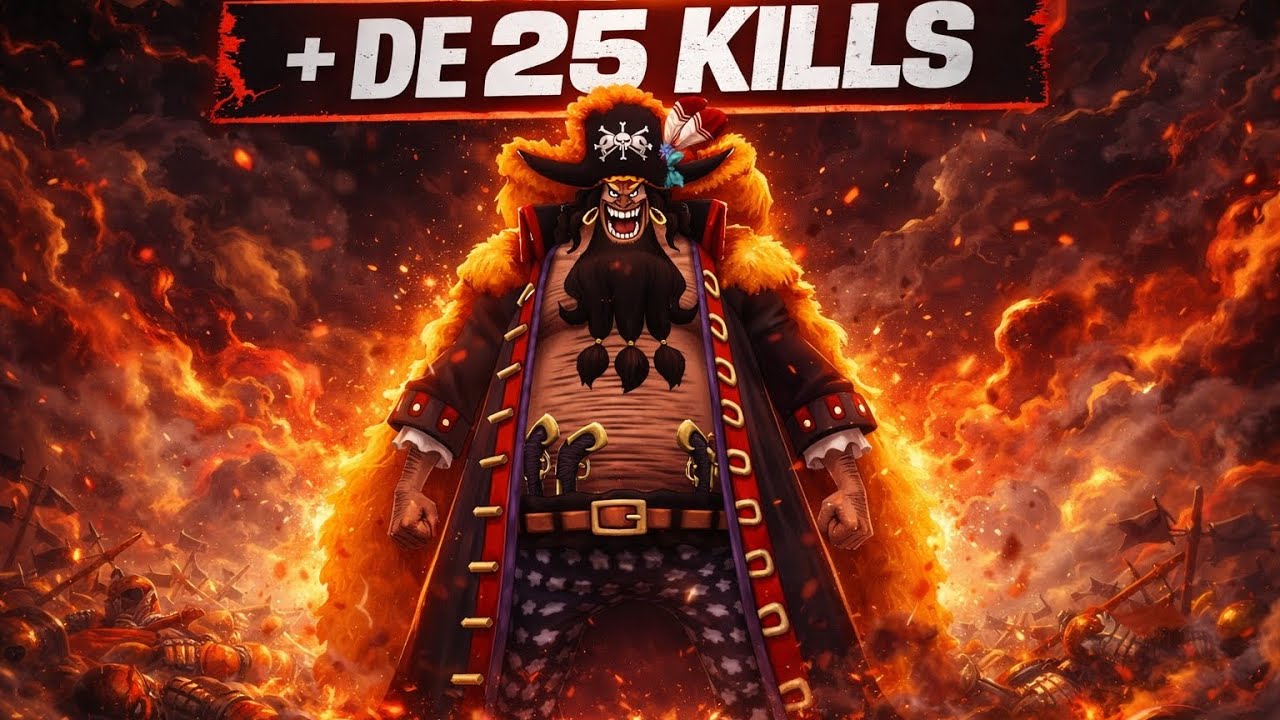 UNA BUILD ROTA PARA BARBA NEGRA 😈😈 | 25 KILLS A LV 80 | OPBR 