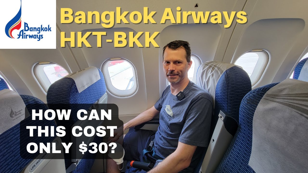 Bangkok Airways — из Пхукета в Бангкок #bangkokairways #airlinereview #thailand