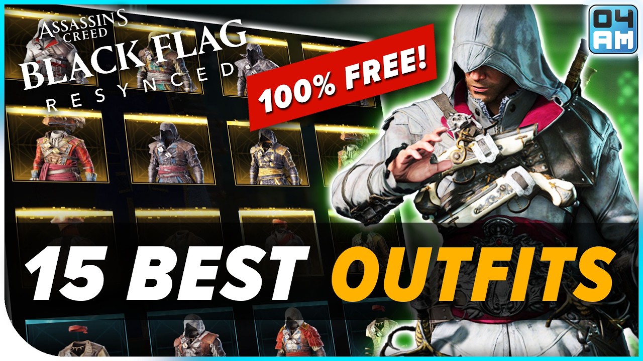 15 БЕСПЛАТНЫХ костюмов для Эдварда, с которыми он выглядит КРУТО в AC Black Flag Resynced