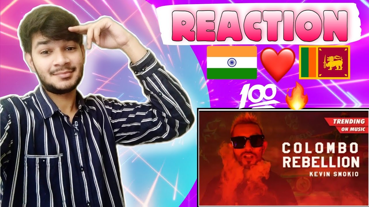Indian Reaction on🇮🇳❤️🇱🇰 Smokio - Colombo Rebellion | කොළඹ කැරැල්ල [Official Video] | SPIKE Reaction