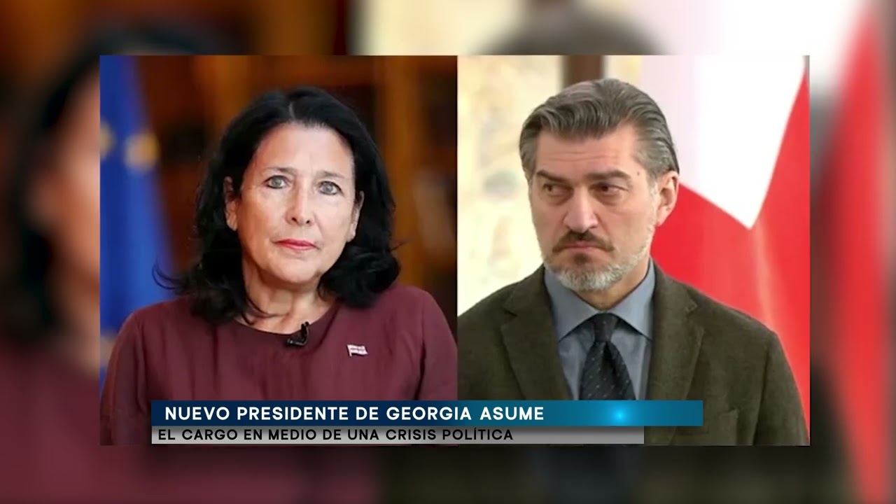 Nuevo presidente de Georgia asume el cargo en medio de una crisis política