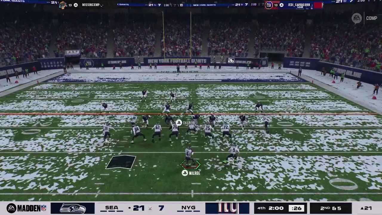 Madden 26🏈 Online H2H game  with NY GIANTS🏈