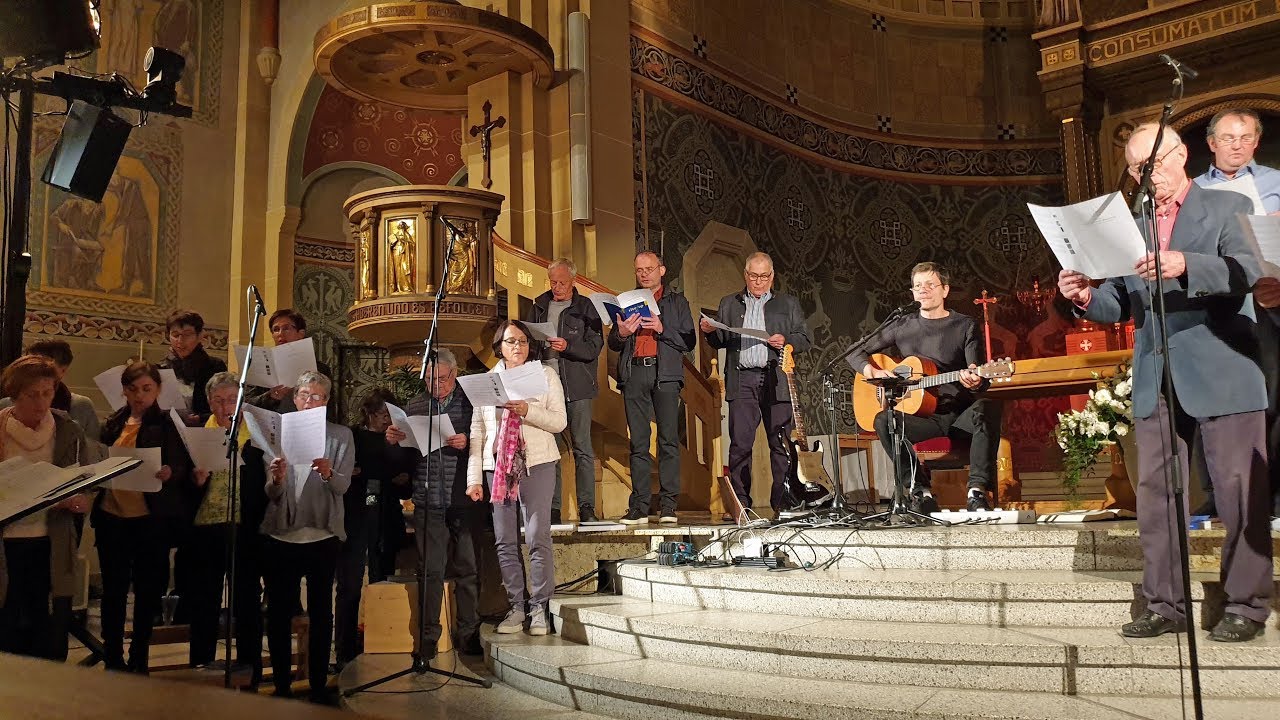 Gregor Linssen Konzert mit Kirchenchor Neuhausen Schweiz & Singgruppe St  Peter
