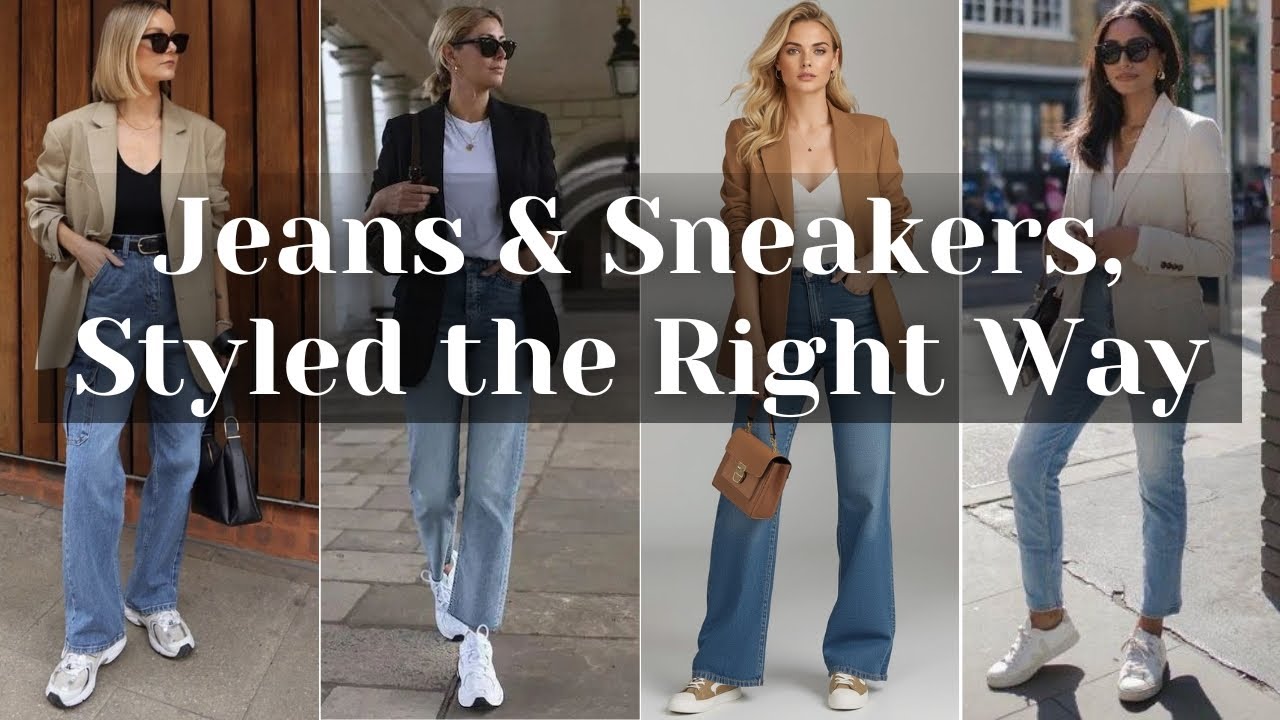The Elegant Way to Wear Jeans and Sneakers in 2026.
