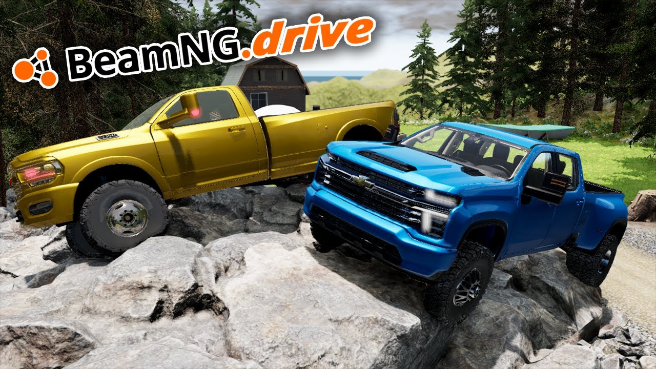 DID I CHEAT AT THIS OFFROAD DUALLY TRUCK CHALLENGE?! - BeamNG.drive MP