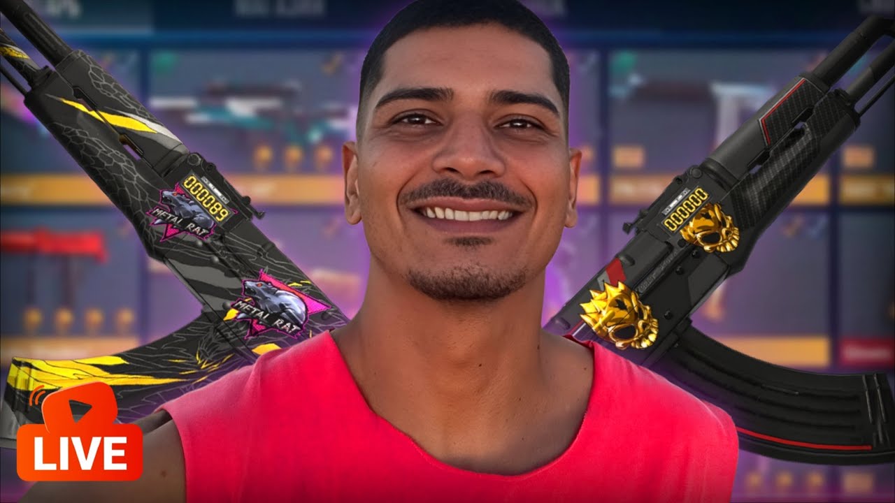 LIVE DA SKIN NAMELESS DE CARNAVRAL 🔥 ! Promocode a cada 100 likes  AO VIVO