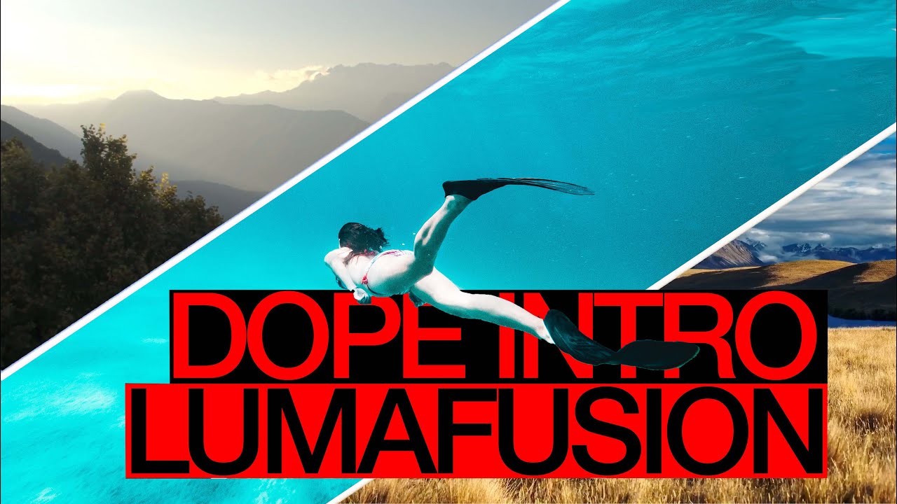 Make your own DOPE INTRO 2021 - LumaFusion How to Tutorial [ENG]