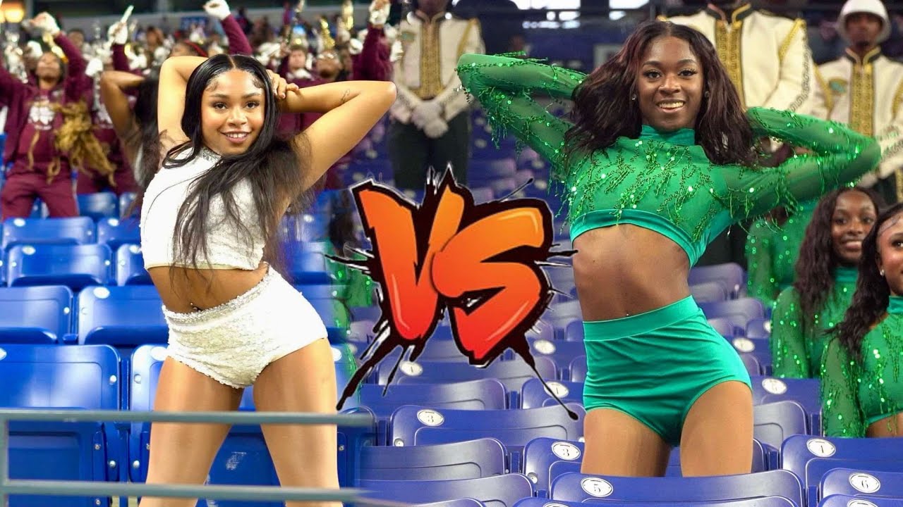 NSU Hot Ice vs NCCU eClipse | 5th Quarter Battle (Dancers View!!) | Circle City Classic 2024