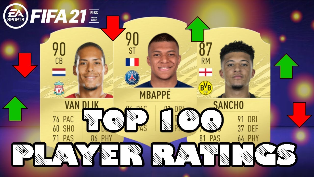FIFA 21 TOP 100 PLAYER RATINGS