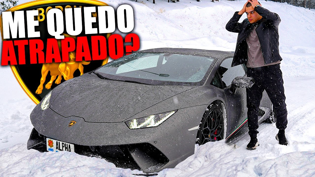 METO MI LAMBORGHINI EN LA NIEVE Y PASA ESTO