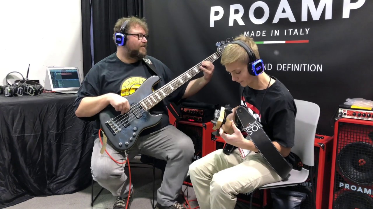 Federico Malaman and Gabriel Severn Jam at the 2019 NAMM Show.