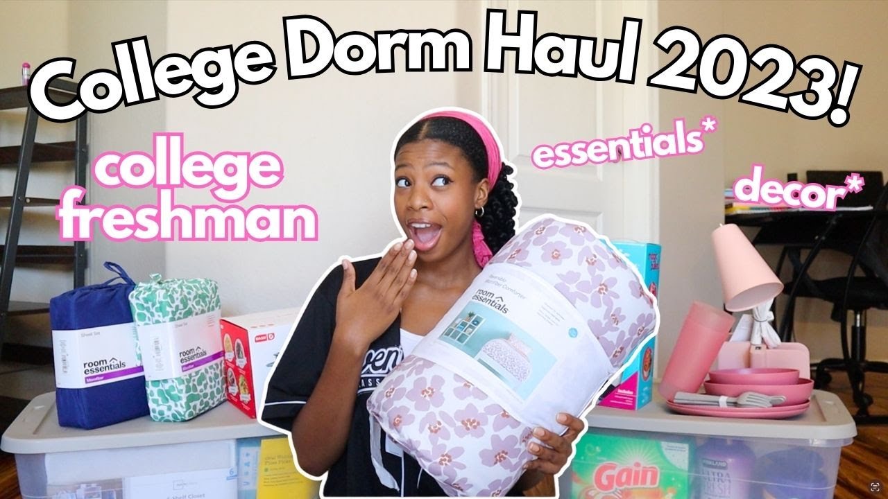 Everything I got for my college dorm room! College Dorm Shopping Haul!