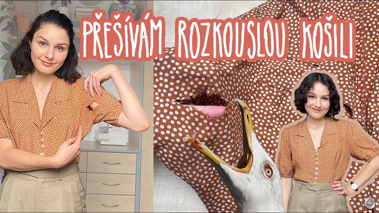 OBROVSKÁ DÍRA V KOŠILI 🪡 (klovl mi do ní PTÁK) 🐦🫠- záchraním ji?