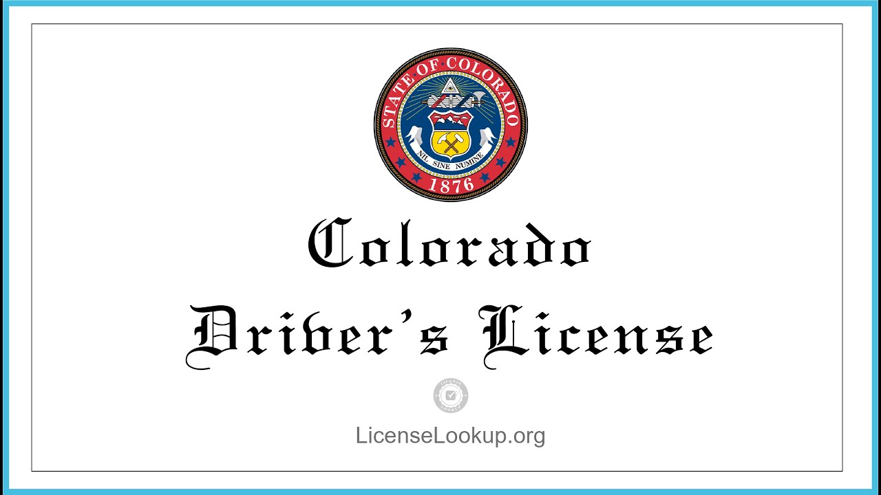 Colorado Driver License - What You need to get started #license #Colorado