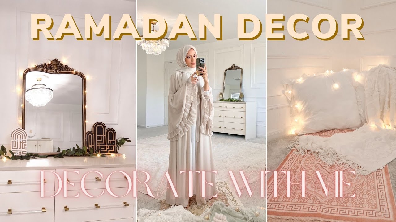 ✨Decorate with me for Ramadan! Ramadan Ideas 2023, Prayer corner & tablesetting!