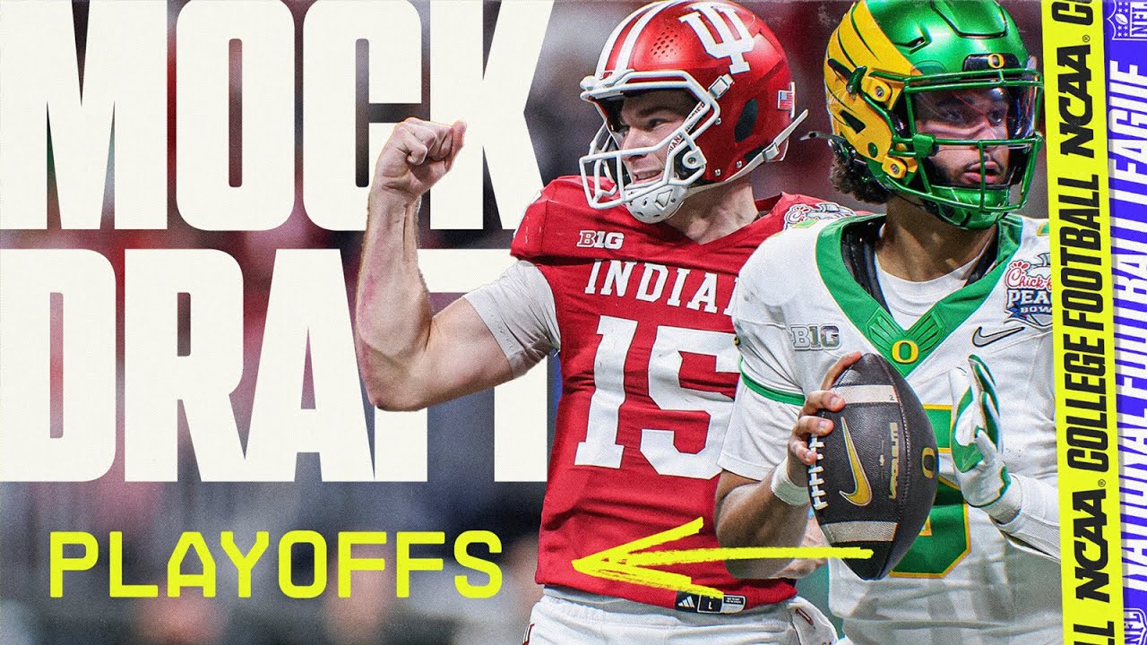 MOCK DRAFT AO VIVO | COLLEGE FOOTBALL PLAYOFFS