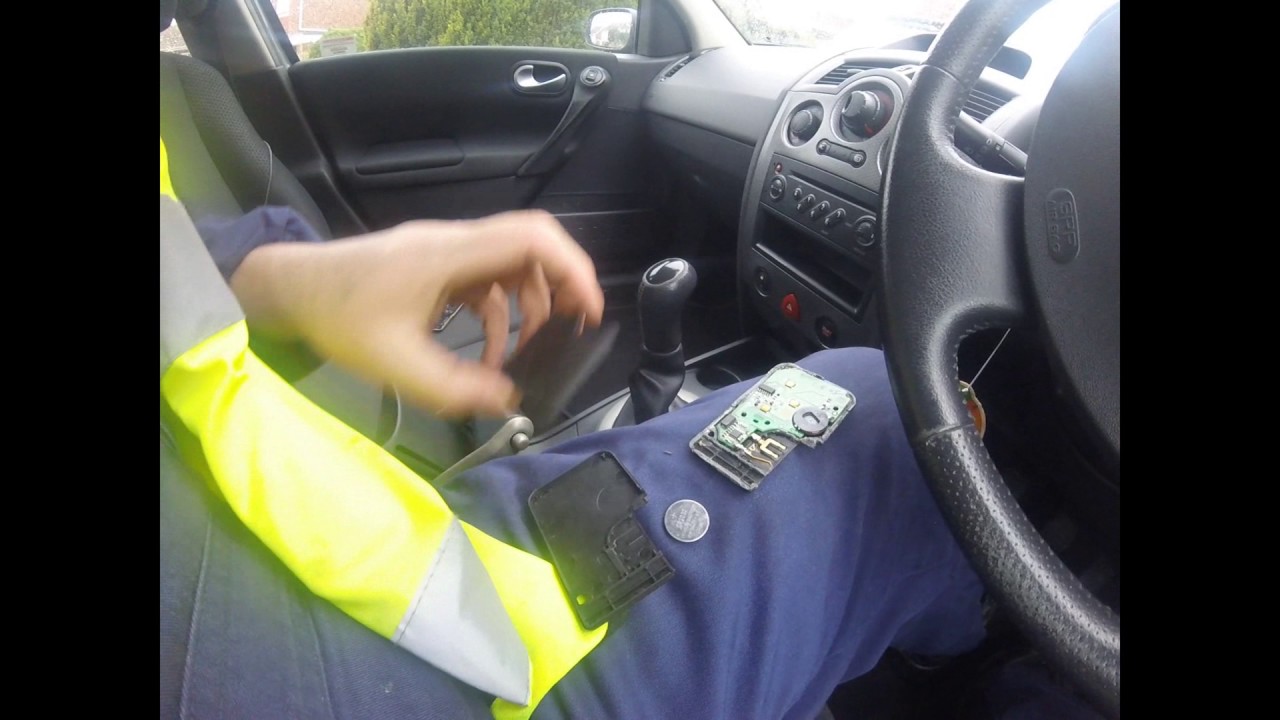 Repair remote control central locking Megane/ Ремонт пульт управления центрального замка  Megane